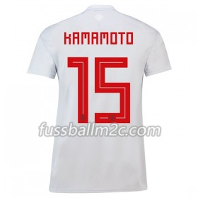 Fußballtrikots Japan Kamamoto 15 Auswärts Trikotsatz WM 2018